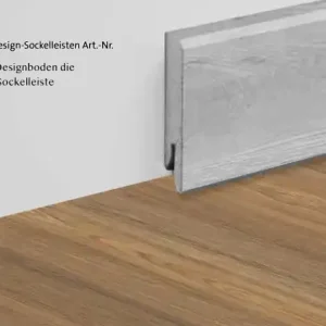 Schneller Versand Sockelleiste L077 - Shingle Oak